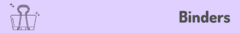 Banner de la categoría Binders