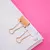 Binder clip Rose gold 25mm x6