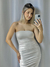 Vestido Midi Drapeado na internet