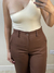 Calça Reta Crepe Alfaiataria - comprar online
