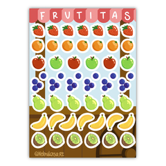 Planchita Vinilo - Frutitas - comprar online