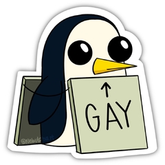 Stickers - Gunter Pingüino en internet