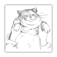 Sticker - Gato gordo