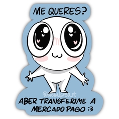 Sticker - transferime a mercado pago