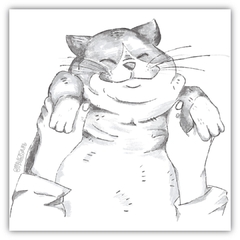 Print - Gato gordo