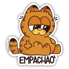 Sticker vinilo - Garfield Empachao