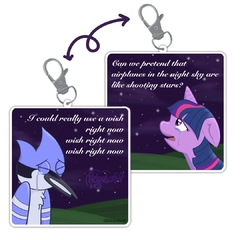 Llavero - mordecai y twilight