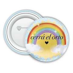 Pin Glitter - cerra el orto