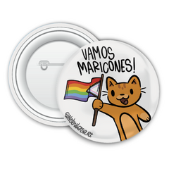 Pin - Gato vamos maricones! - tienda online