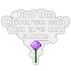 Stickers Vinilo Clear glitter - End poem Minecraft - comprar online