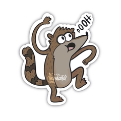 Stickers Vinilo - Mordecai y rigby - nebulosa arts