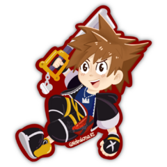 Sticker Vinilo - Sora Kingdom hearts - comprar online