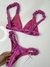Biquíni basic tira fru fru - Rosa Barbie