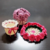 Porta Copo/Xícara Tulipa com Vaso Decorativo em Crochê – Feito à Mão - loja online