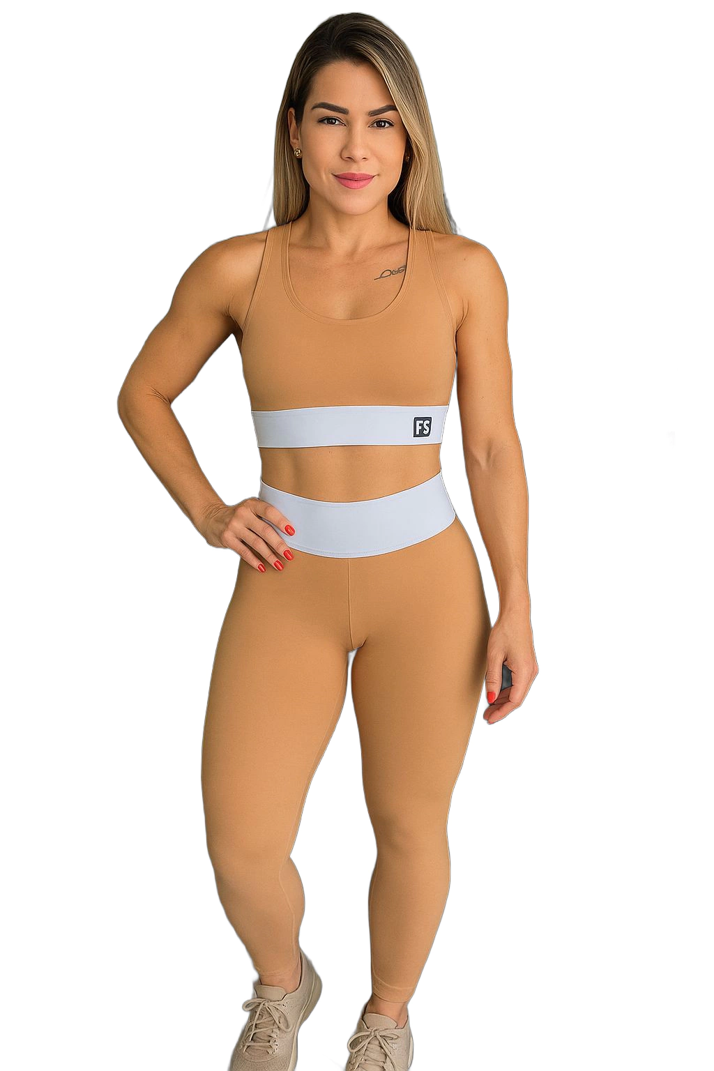 Conjunto Legging Get Cappucino Duo