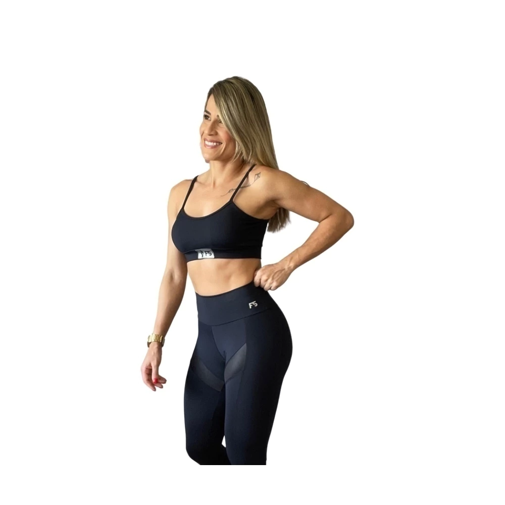 Top Alça Básico FS Preto