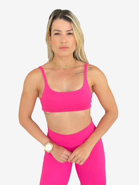 Top FS Alça Light Rosa Pink - comprar online