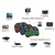 Mini Teclado Controle Sem Fio Para Smart Tv Tv Box Pc - Iluminado na internet