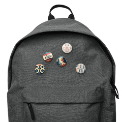 Set of pin buttons 1988 - buy online