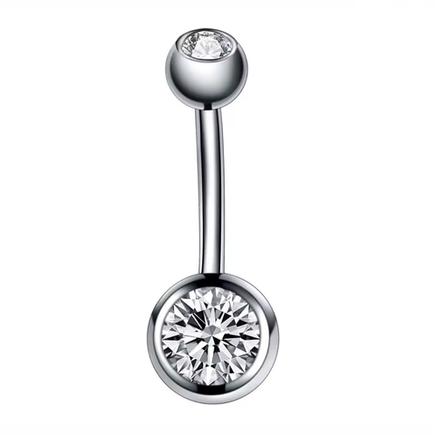 Piercing Banana bell zirconia - comprar online