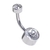 Piercing Banana bell zirconia - comprar online