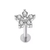 Flor cravejada em zircônia - comprar online