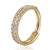 Piercing Argola com Zircônias 2voltas - comprar online