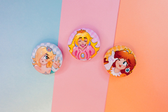 Kit 3 Bottons Mario Princess