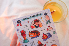 Cartela Adesivos Ghibli Sapatões na internet