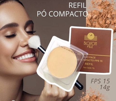 Refil Po compacto e pancake Blosson Ville