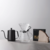 Conjunto de Café em Vidro e Aço Inox