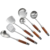 Conjunto Utensílios de Cozinha | Aço Inox e Madeira - loja online