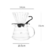 Conjunto de Café em Vidro e Aço Inox - TG Home Brasil - Decoração para sua casa e ambientes
