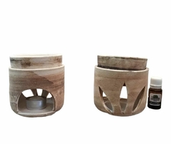 Hornillo de Cerámica Rustico Doble - LIVZENDECO