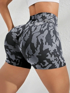 Short Seamless Estampado Negro