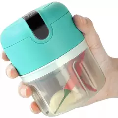 Mini Processador Elétrico de Alimentos Portátil com 3 lâminas de aço inox USB 250 ml Bivolt - comprar online