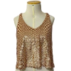 Blusa Cropped Paetês - TAM M
