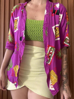 Kimono estampado- TAM M