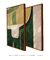 Quadro Decorativo Dupla Orgânico Tons Naturais - Limão Quadros Decorativos