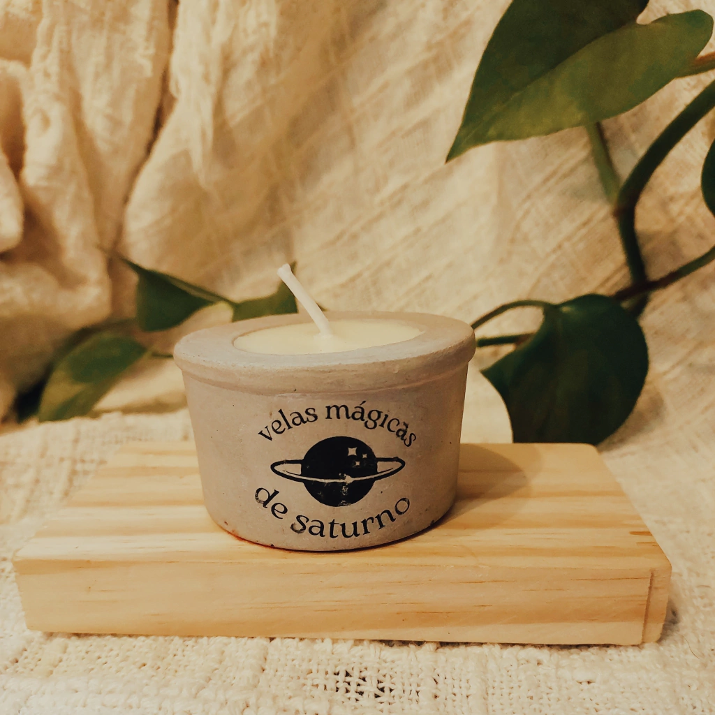 Vela Flor de Laranjeira de Saturno - Harmonia e Relaxamento