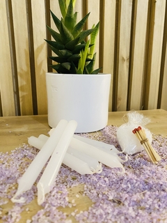 Velas Blancas finitas 7 días - comprar online