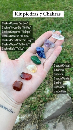 Kit 7 chakras pulidas