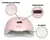 CABINE UV LED PROFESSIONAL ROSA 128W - comprar online
