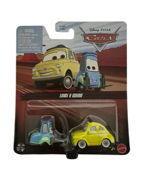 Mattel Disney Personagens Cars Luigi e Guido 1:55