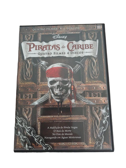 Dvd Piratas do Caribe Kit 4