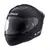 Casco LS2 352 Rookie Mono Mate Negro con Spoiler