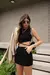 Short Saia Curto Bolsos Frontais GG