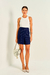 Shorts em Viscose com Detalhes Elegantes na internet