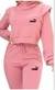 Conjunto de Moletom Feminino PUMA - Rosa