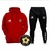 Conjunto de moletom São Paulo - New Balance - Blusa Vermelha e calça Preta